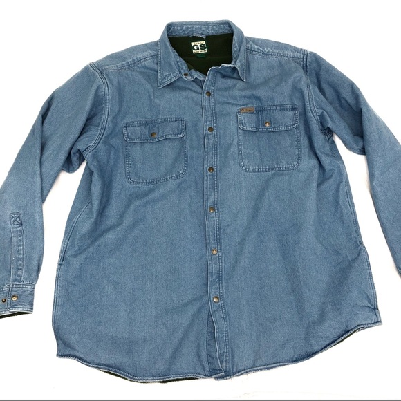 Gander Mountain Other - Gander Mountain fleece lined denim shirt-2XL Tall